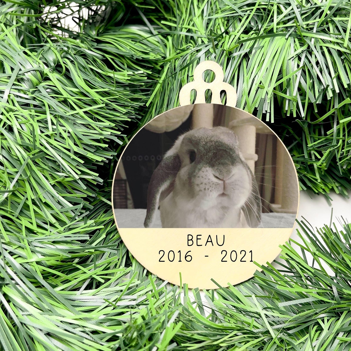 Personalised Photo Name bauble, christmas ornament, christmas bauble, personalised ornament, family ornament