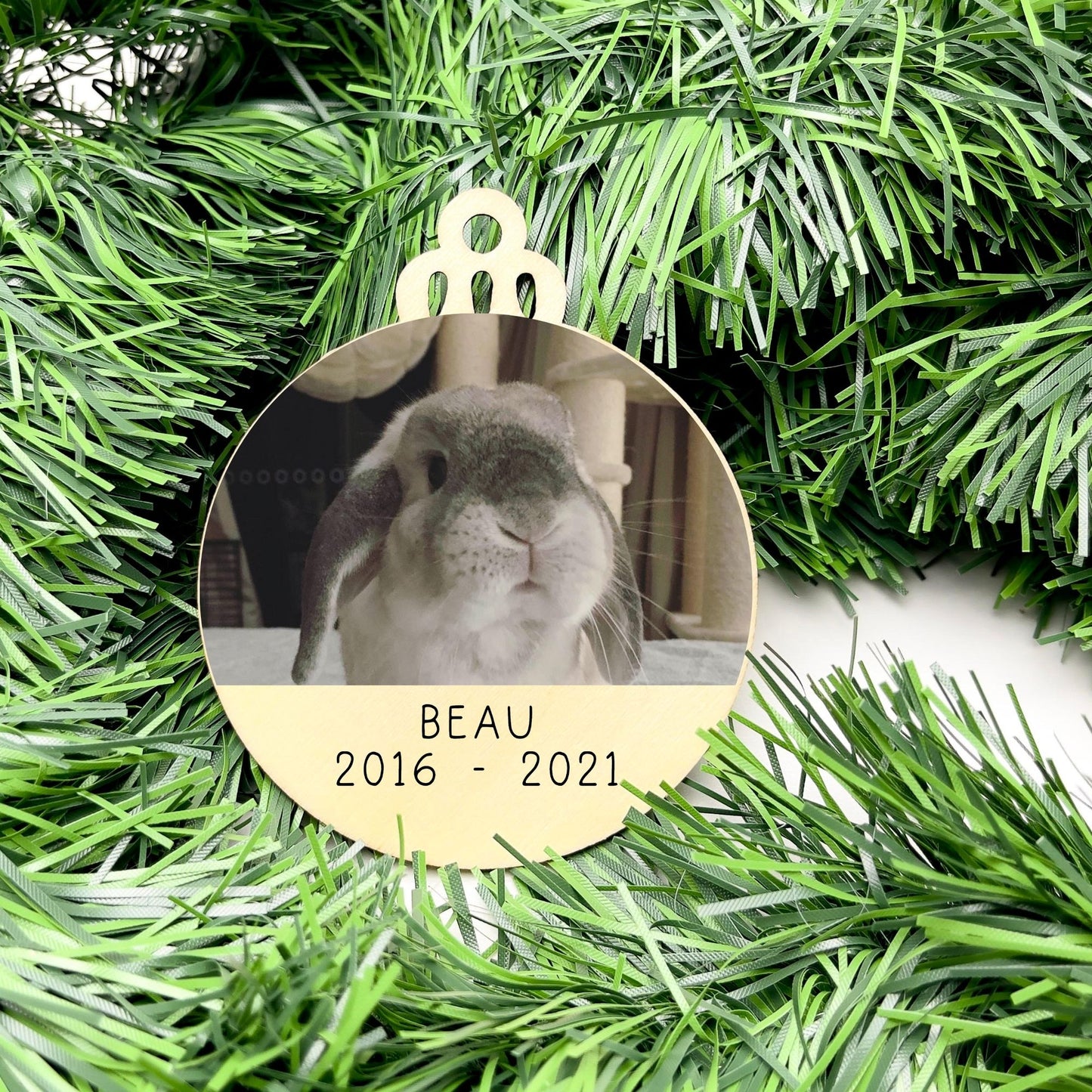 Personalised Photo Name bauble, christmas ornament, christmas bauble, personalised ornament, family ornament