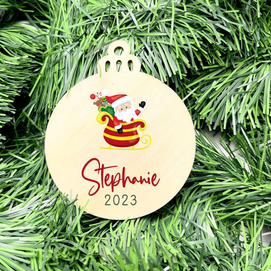 Personalised Name bauble, christmas ornament, christmas bauble, personalised ornament, family ornament