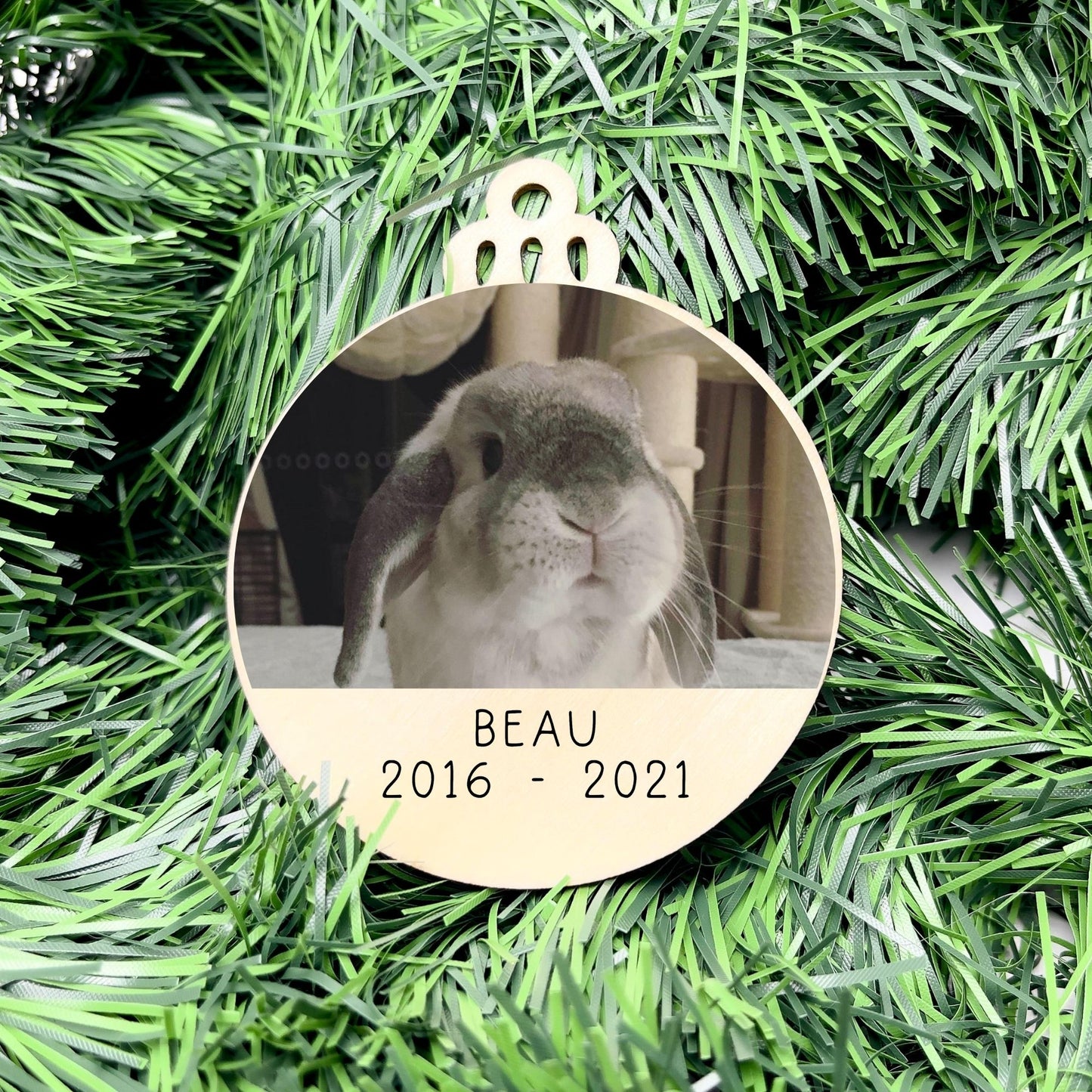 Personalised Photo Name bauble, christmas ornament, christmas bauble, personalised ornament, family ornament
