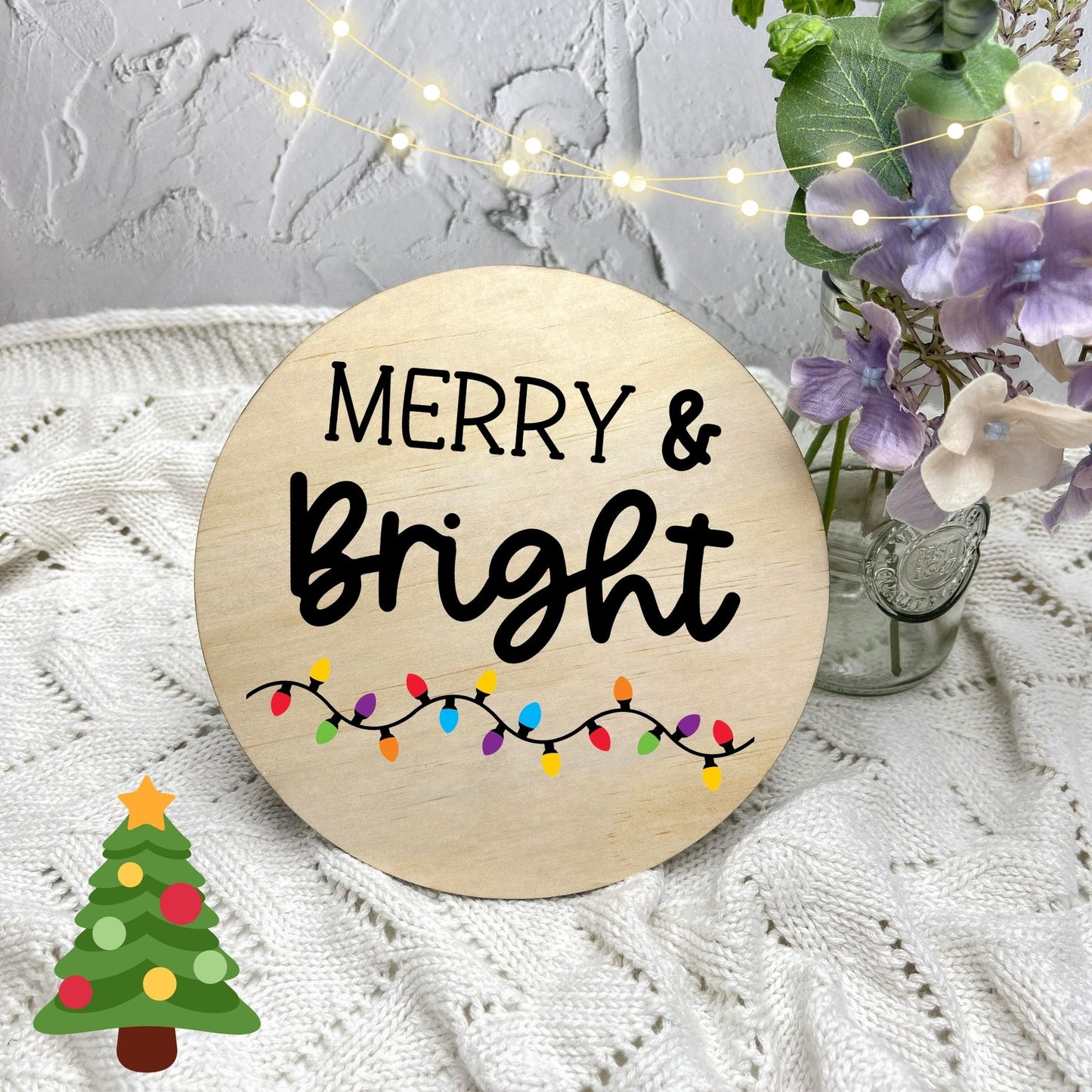 Merry and Bright Sign, Seasonal Decor, Holidays decor, Christmas Decor, festive decorations c4