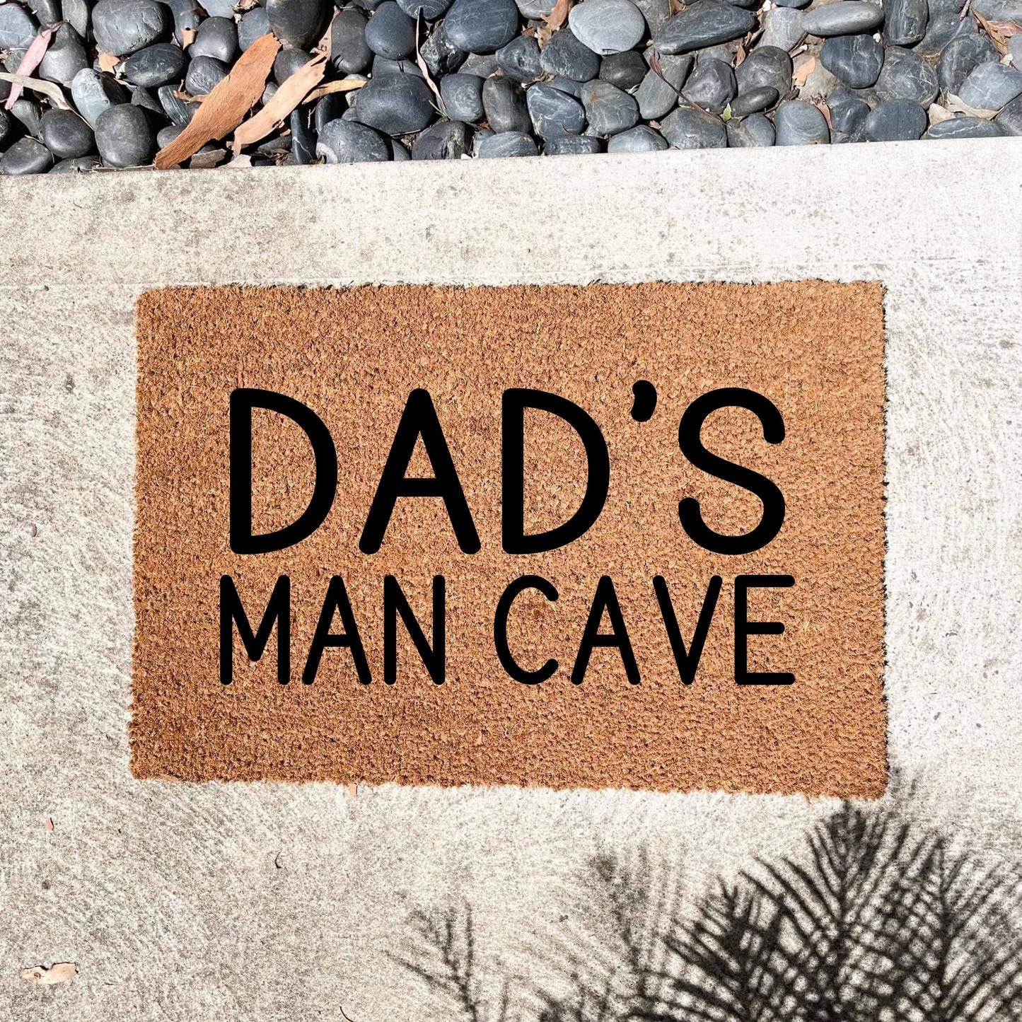 Dad's man cave doormat, fathers day gift, gifts for him, birthday gift, dad doormat, grandpa doormat