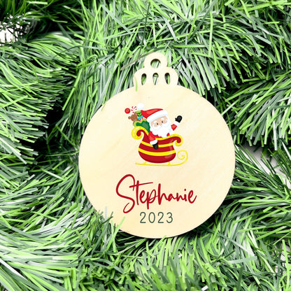 Personalised Name bauble, christmas ornament, christmas bauble, personalised ornament, family ornament