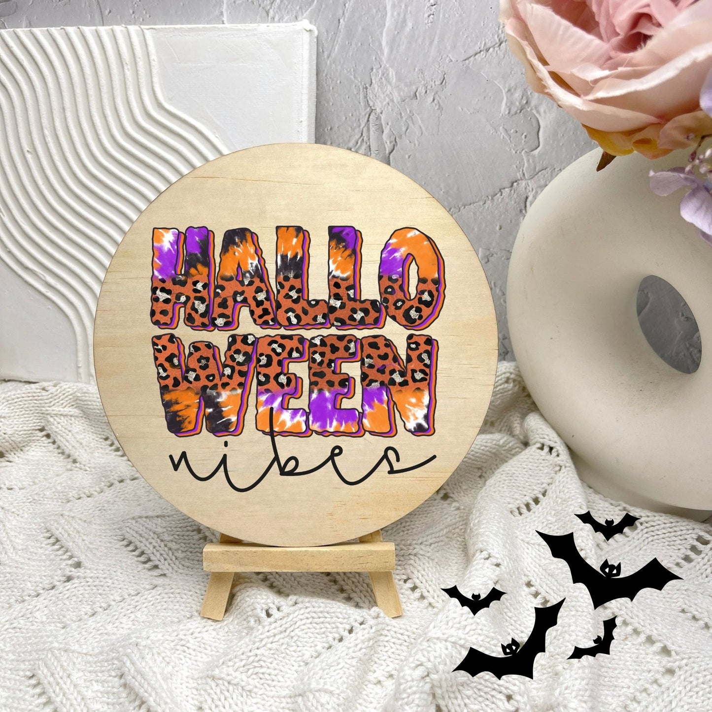 Halloween Vibes sign, Halloween Decor, Spooky Vibes, hocus pocus sign, trick or treat decor, haunted house h4