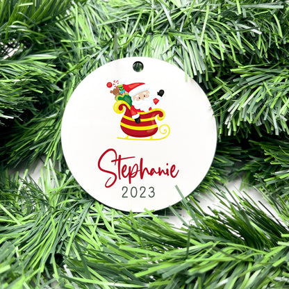 Personalised Name bauble, christmas ornament, christmas bauble, personalised ornament, family ornament