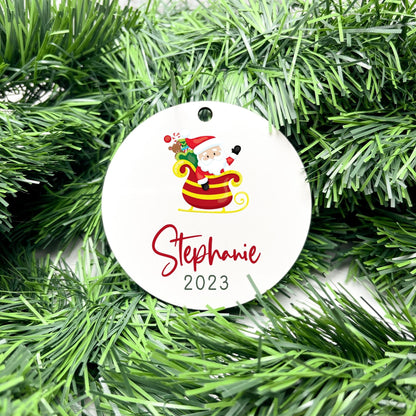 Personalised Name bauble, christmas ornament, christmas bauble, personalised ornament, family ornament