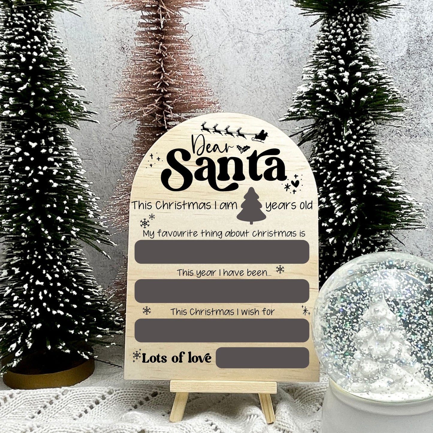 Kids Santa list, Kids Letter to Santa, Santa Claus Letter, Christmas Eve Letter, Christmas wish List