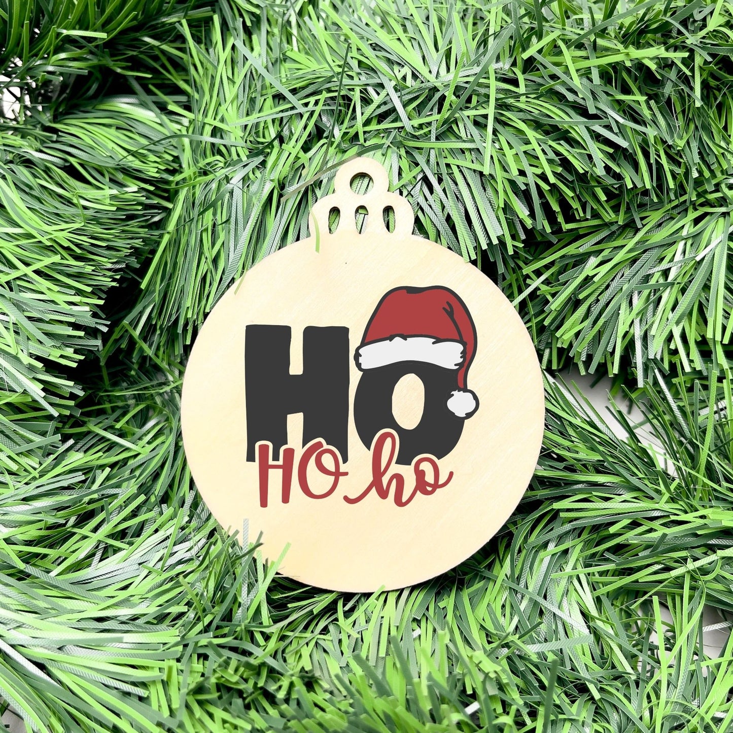 Ho Ho Ho bauble, christmas ornament, christmas bauble, ornament, family ornament