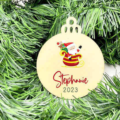 Personalised Name bauble, christmas ornament, christmas bauble, personalised ornament, family ornament