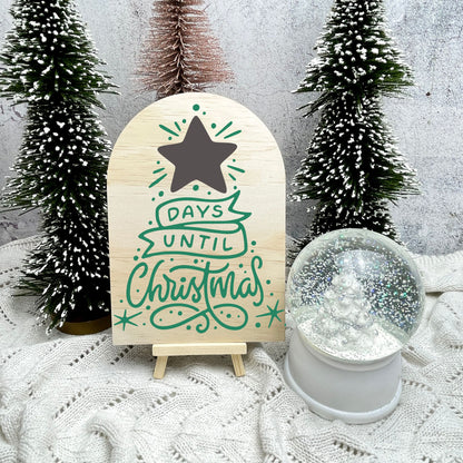Santa Countdown, Sleeps Until Santa Visits Sign, Christmas Countdown, Kids Christmas, Countdown Board