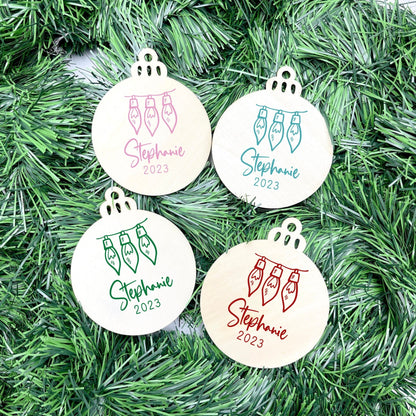 Personalised Name bauble, christmas ornament, christmas bauble, personalised ornament, family ornament