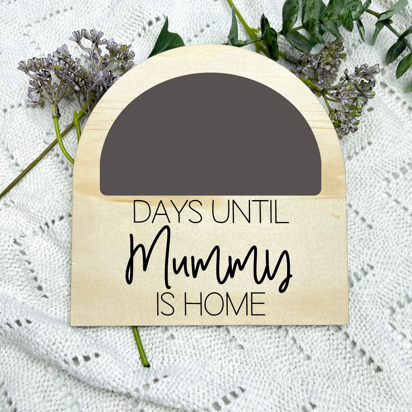 Days until Daddy comes home, Days until Mummy comes home, Countdown chalkboard, FIFO countdown, countdown plaque, kids countdown