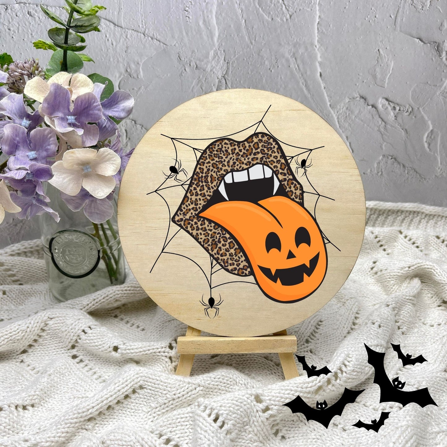 Vampire sign, Halloween Decor, Spooky Vibes, hocus pocus sign, trick or treat decor, haunted house h5