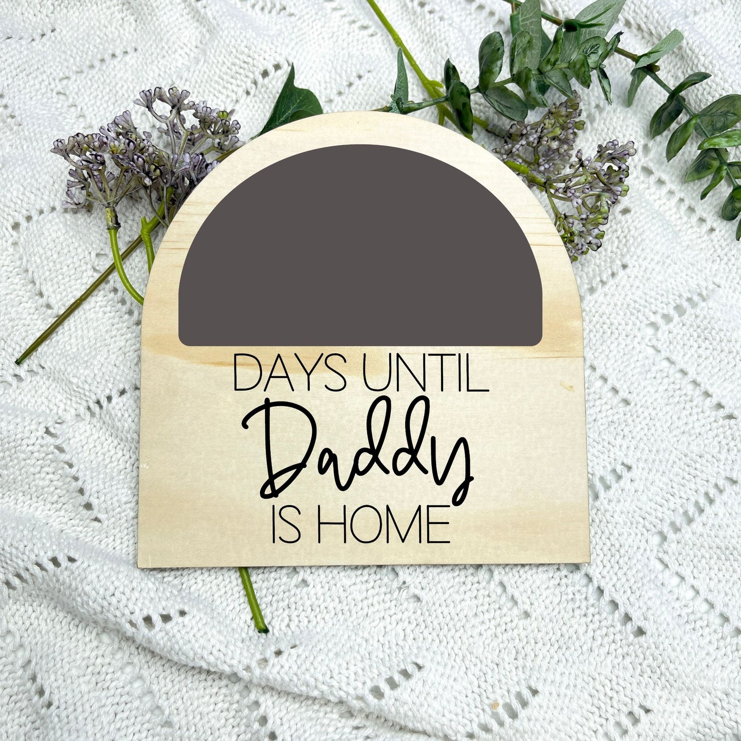 Days until Daddy comes home, Days until Mummy comes home, Countdown chalkboard, FIFO countdown, countdown plaque, kids countdown