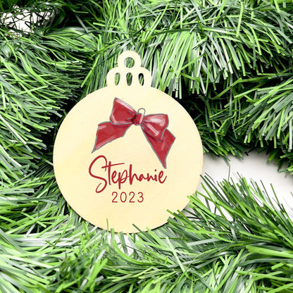 Personalised Name bauble, christmas ornament, christmas bauble, personalised ornament, family ornament