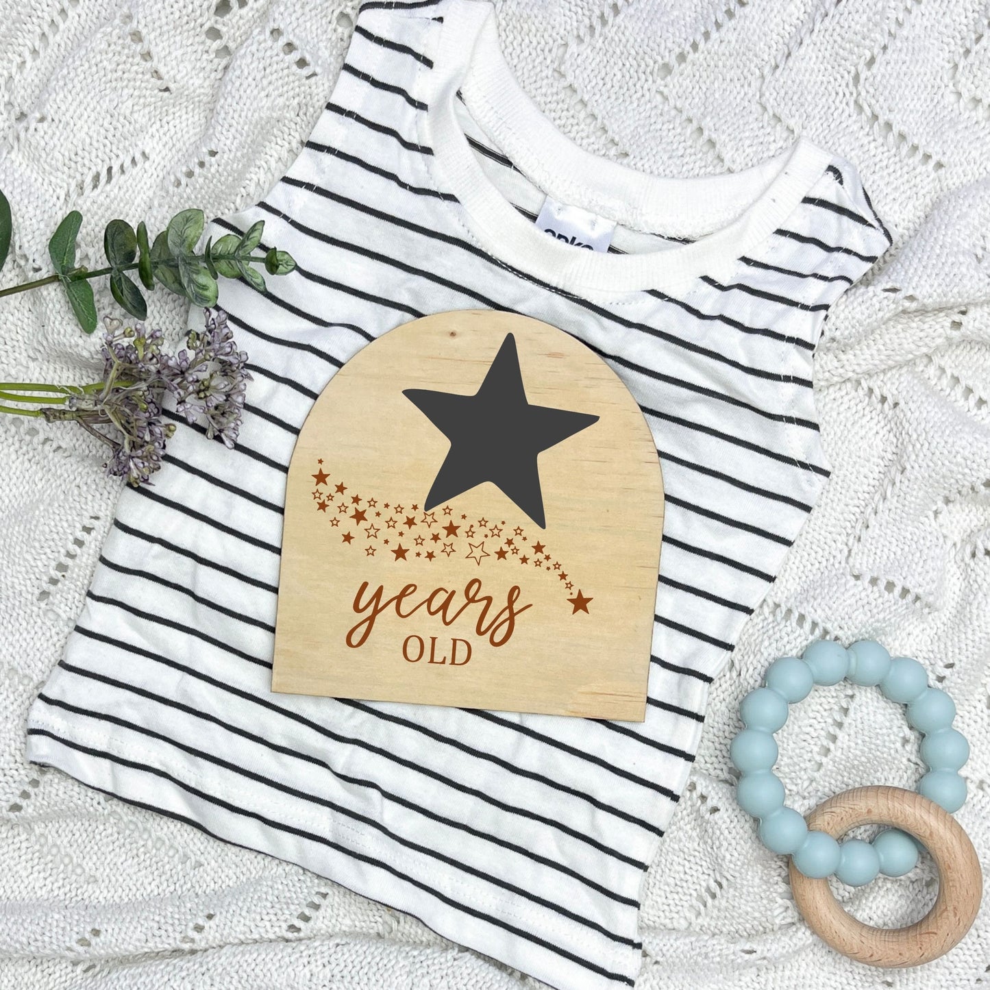 Starry Stars Reusable milestone cards, fill in your own milestone card, baby shower gift, weeks old, months old, milestone cards