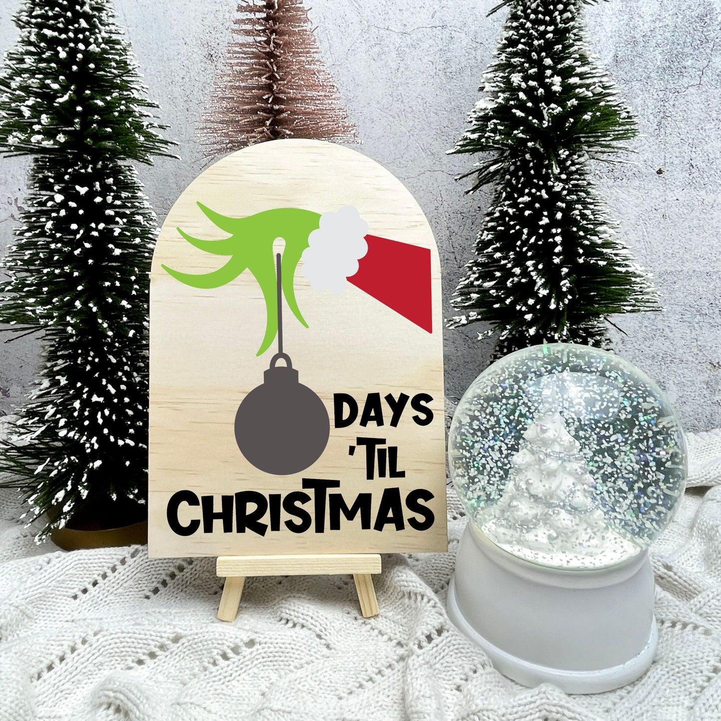 Grinch Countdown, Sleeps Until Santa Visits Sign, Christmas Countdown, Kids Christmas, Countdown Board