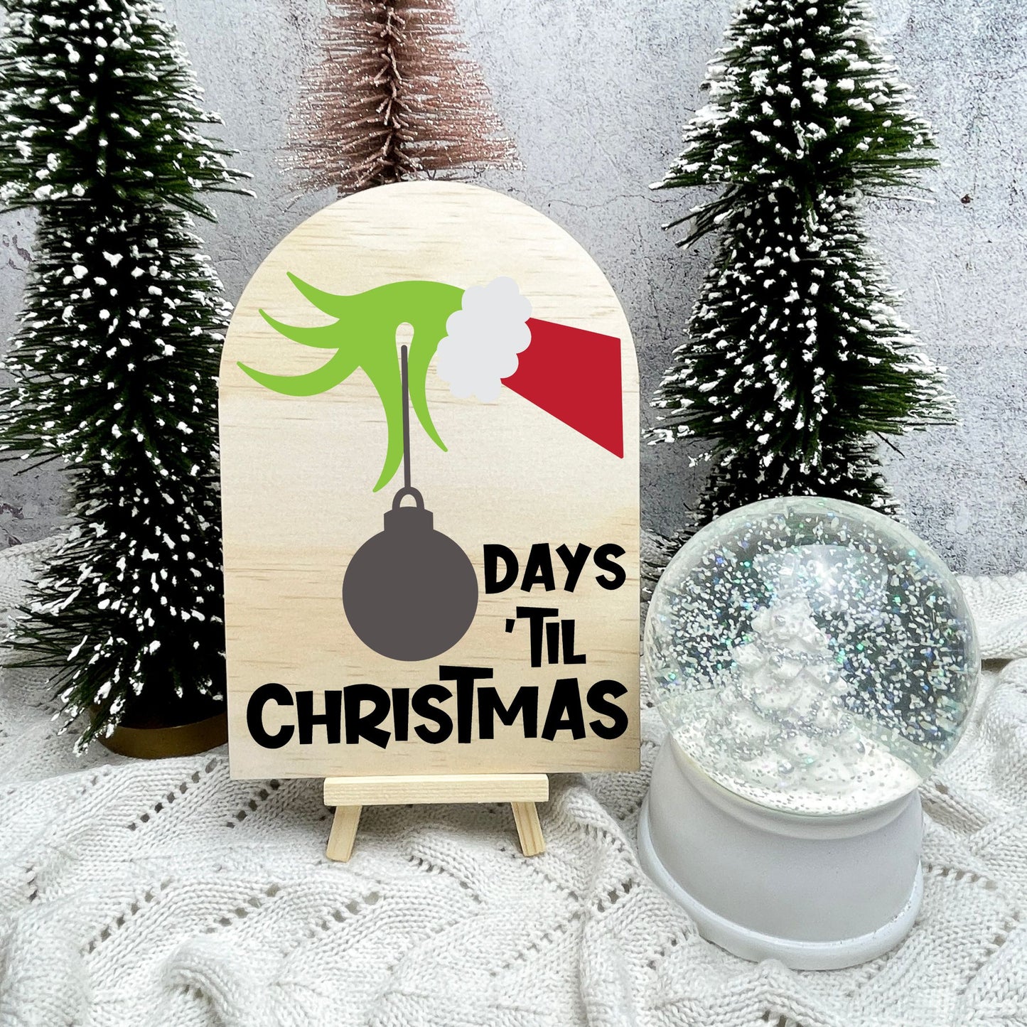 Grinch Countdown, Sleeps Until Santa Visits Sign, Christmas Countdown, Kids Christmas, Countdown Board