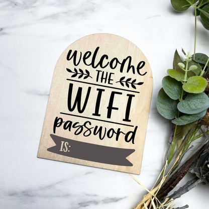 Welcome Wifi Chalkboard, Wifi sign, fill in wifi board, airbnb sign, home wifi