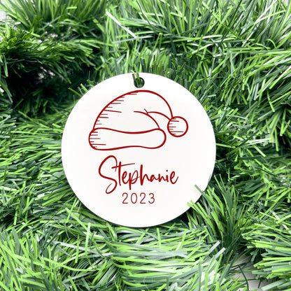 Personalised Name bauble, christmas ornament, christmas bauble, personalised ornament, family ornament