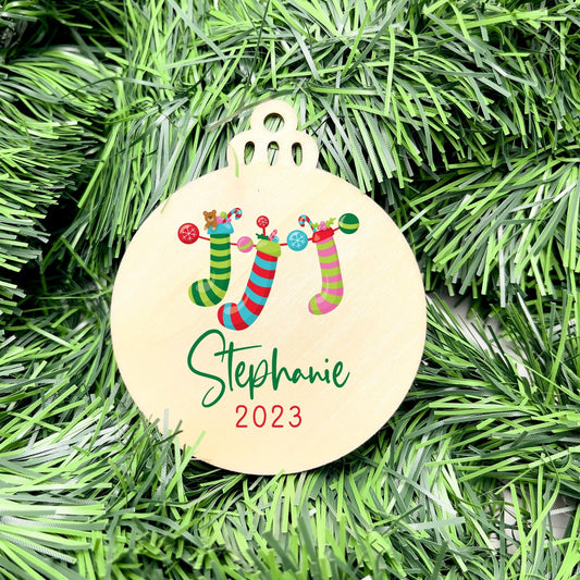 Personalised Name bauble, christmas ornament, christmas bauble, personalised ornament, family ornament