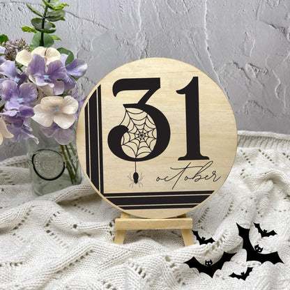 31 October sign, Halloween Decor, Spooky Vibes, hocus pocus sign, trick or treat decor, haunted house h32