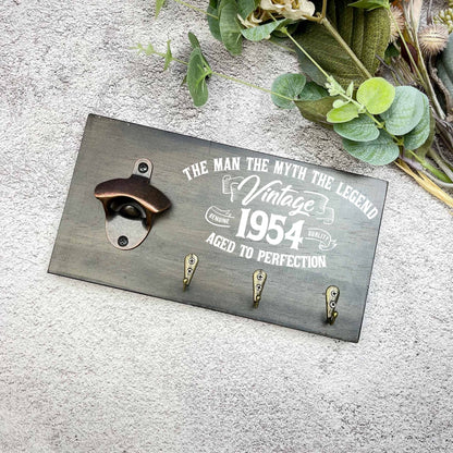 Man the Myth The Legend 70th Birthday beer sign, 1953 beer sign gift, 1954 birthday, 70th celebration, bottle opener sign