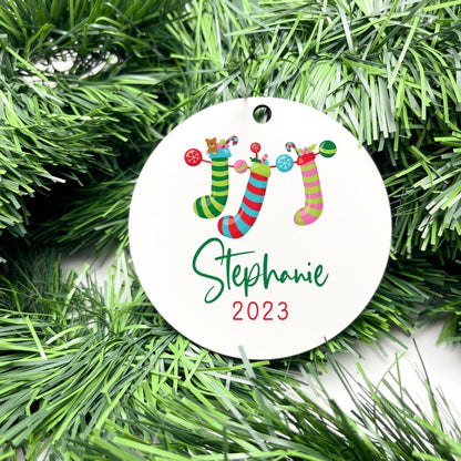 Personalised Name bauble, christmas ornament, christmas bauble, personalised ornament, family ornament