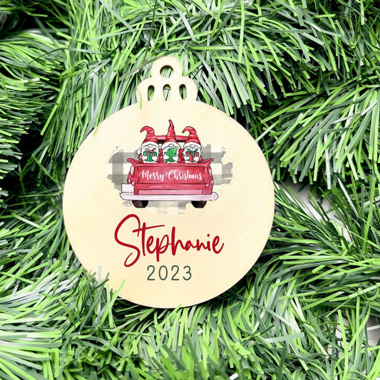 Personalised Name bauble, christmas ornament, christmas bauble, personalised ornament, family ornament