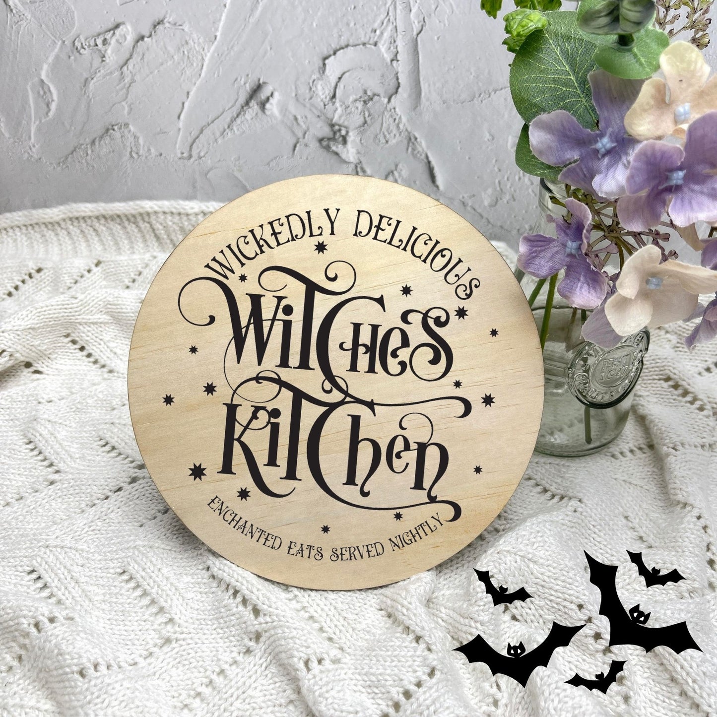 Witches kitchen sign, Halloween Decor, Spooky Vibes, hocus pocus sign, trick or treat decor, haunted house h59