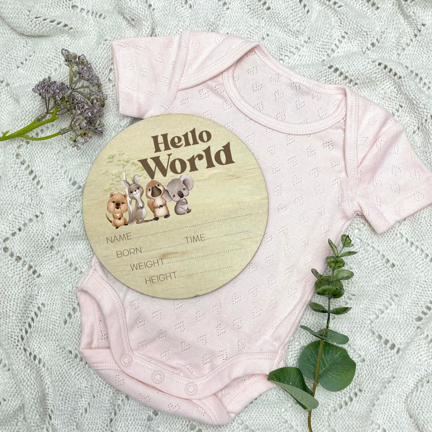 Birth announcement sign, baby birth sign, personalised baby plaque, birth plaque, newborn gift