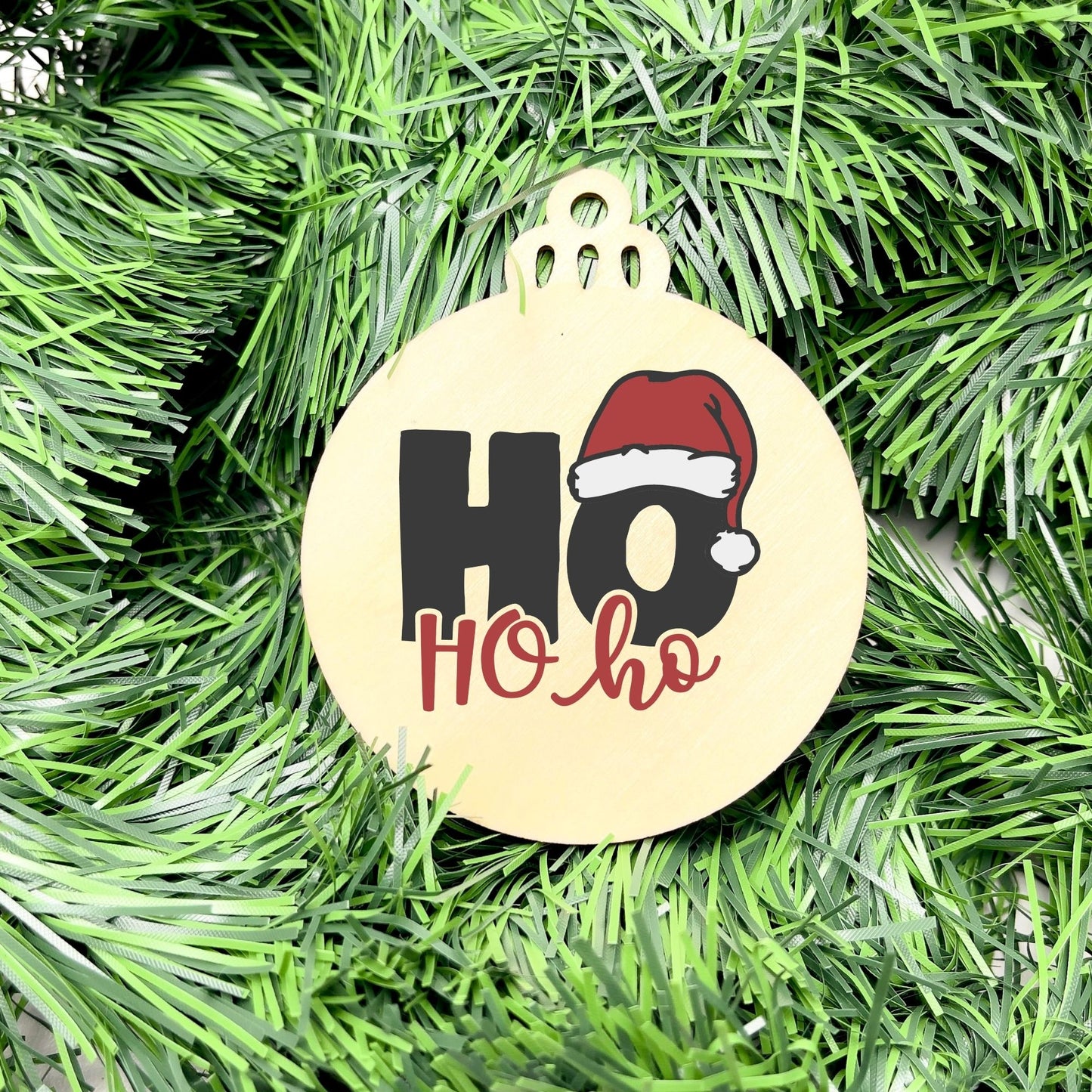 Ho Ho Ho bauble, christmas ornament, christmas bauble, ornament, family ornament