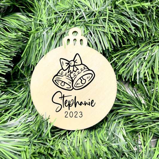 Personalised Name bauble, christmas ornament, christmas bauble, personalised ornament, family ornament