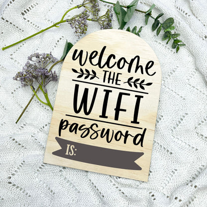 Welcome Wifi Chalkboard, Wifi sign, fill in wifi board, airbnb sign, home wifi