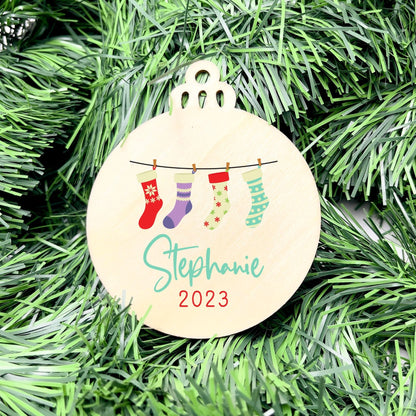 Personalised Name bauble, christmas ornament, christmas bauble, personalised ornament, family ornament