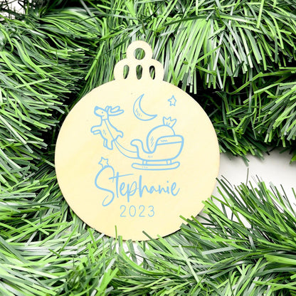 Personalised Name bauble, christmas ornament, christmas bauble, personalised ornament, family ornament