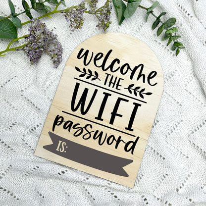 Welcome Wifi Chalkboard, Wifi sign, fill in wifi board, airbnb sign, home wifi