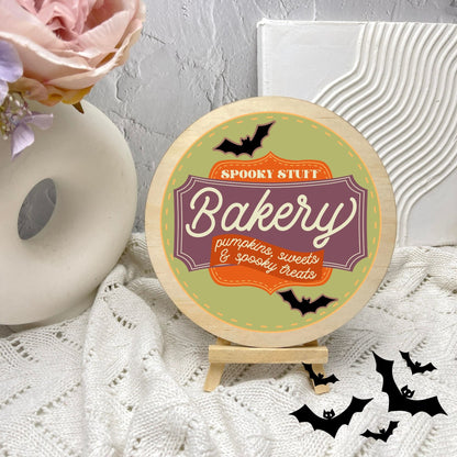 Spooky Street Bakery sign, Halloween Decor, Spooky Vibes, hocus pocus sign, trick or treat decor, haunted house h12