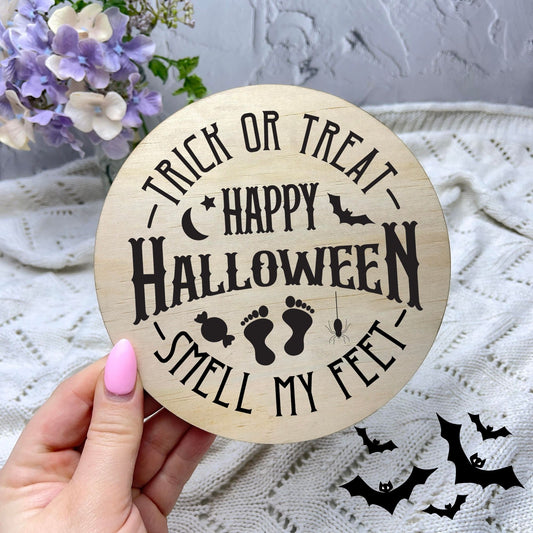 Happy Halloween sign, Halloween Decor, Spooky Vibes, hocus pocus sign, trick or treat decor, haunted house h13
