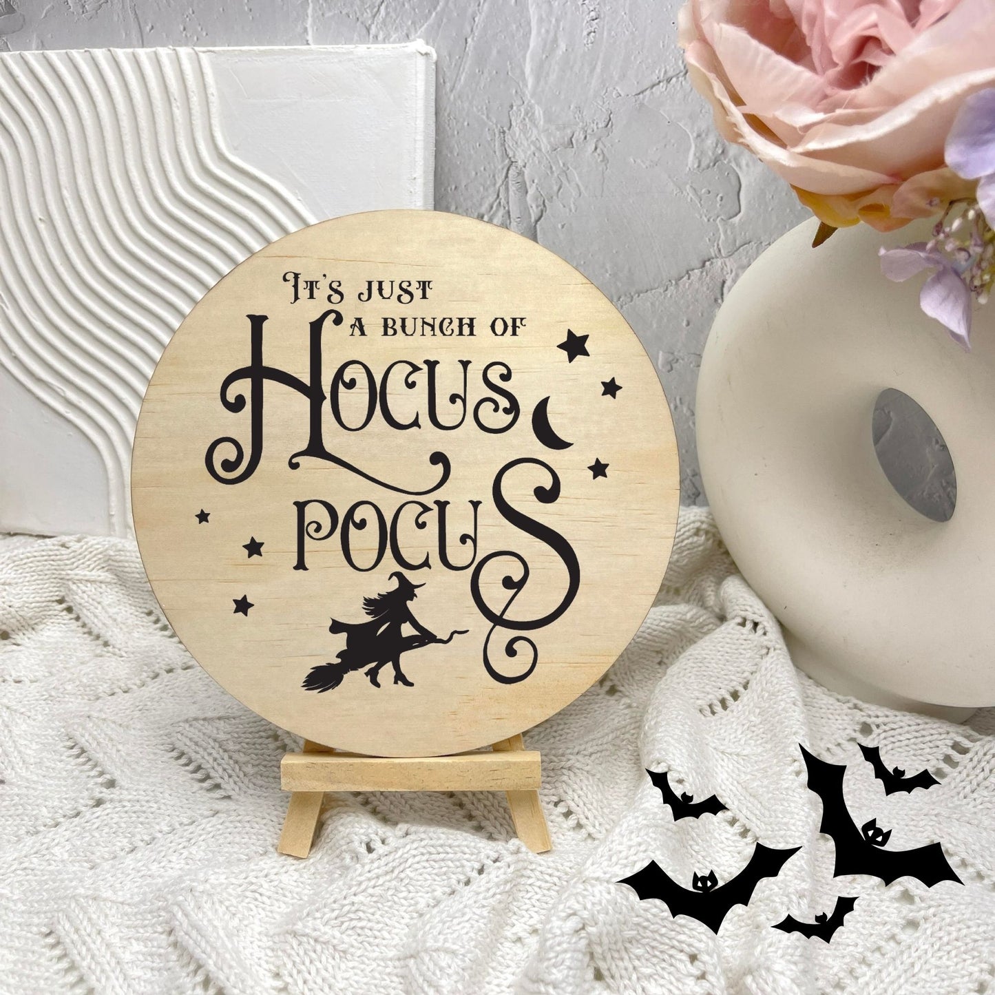 Hocus Pocus sign, Halloween Decor, Spooky Vibes, hocus pocus sign, trick or treat decor, haunted house h52