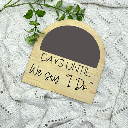 Days until Mr & Mrs wedding Chalkboard Countdown, wedding gift, days to wedding sign, days until mr mrs, days to wedding, days until wedding