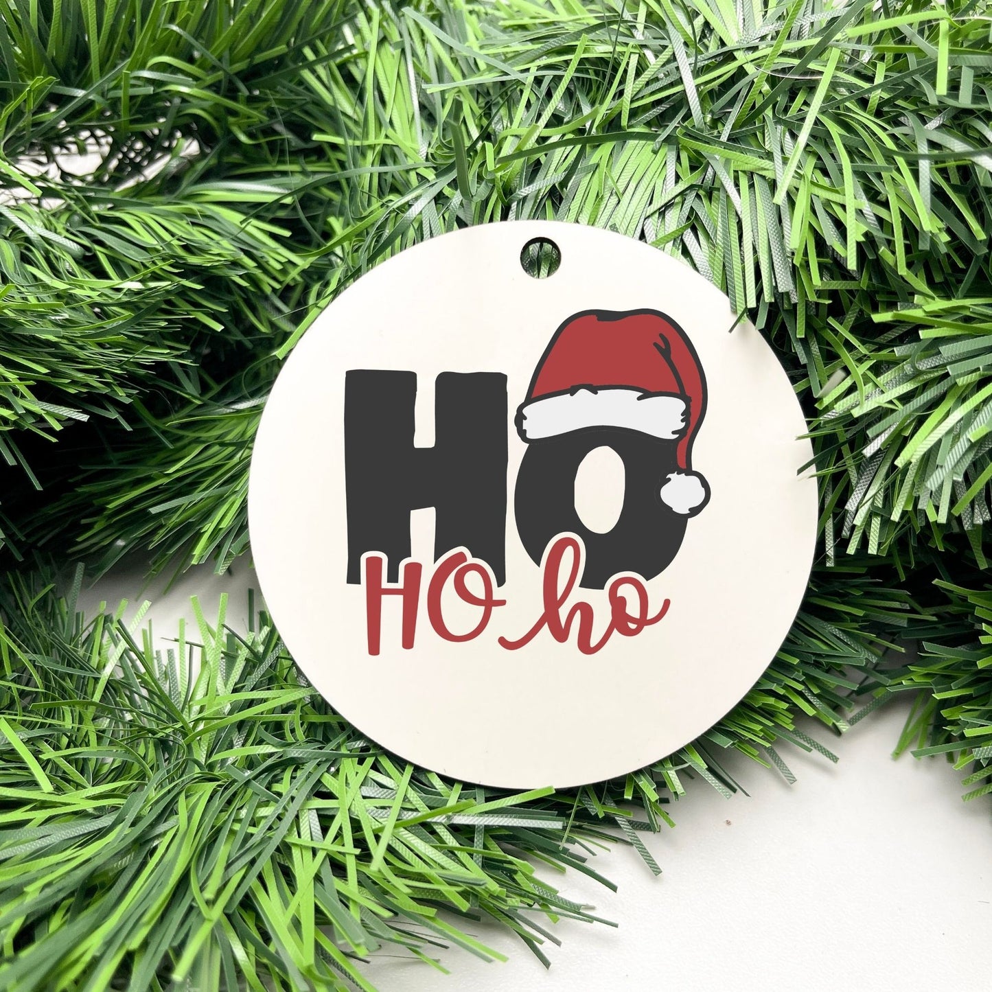Ho Ho Ho bauble, christmas ornament, christmas bauble, ornament, family ornament