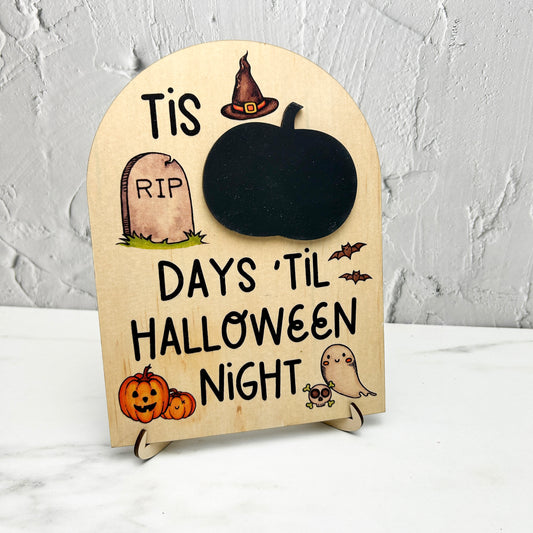 Halloween Countdown Sign