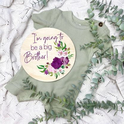 Floral newborn milestone discs, baby milestones, floral nursery, flowers, girls room