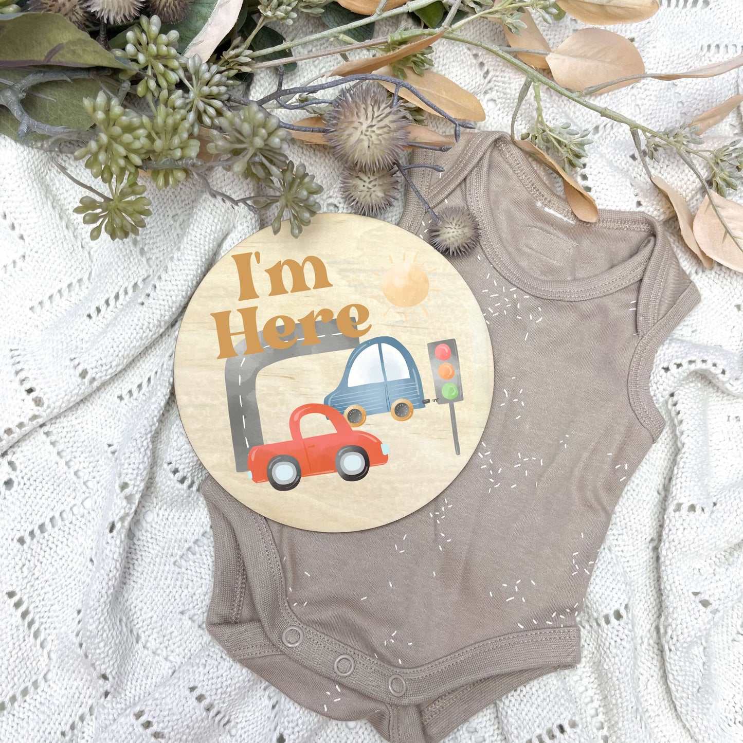 Cars newborn milestone discs, baby milestones, Toy cars, cars theme, boys nursery