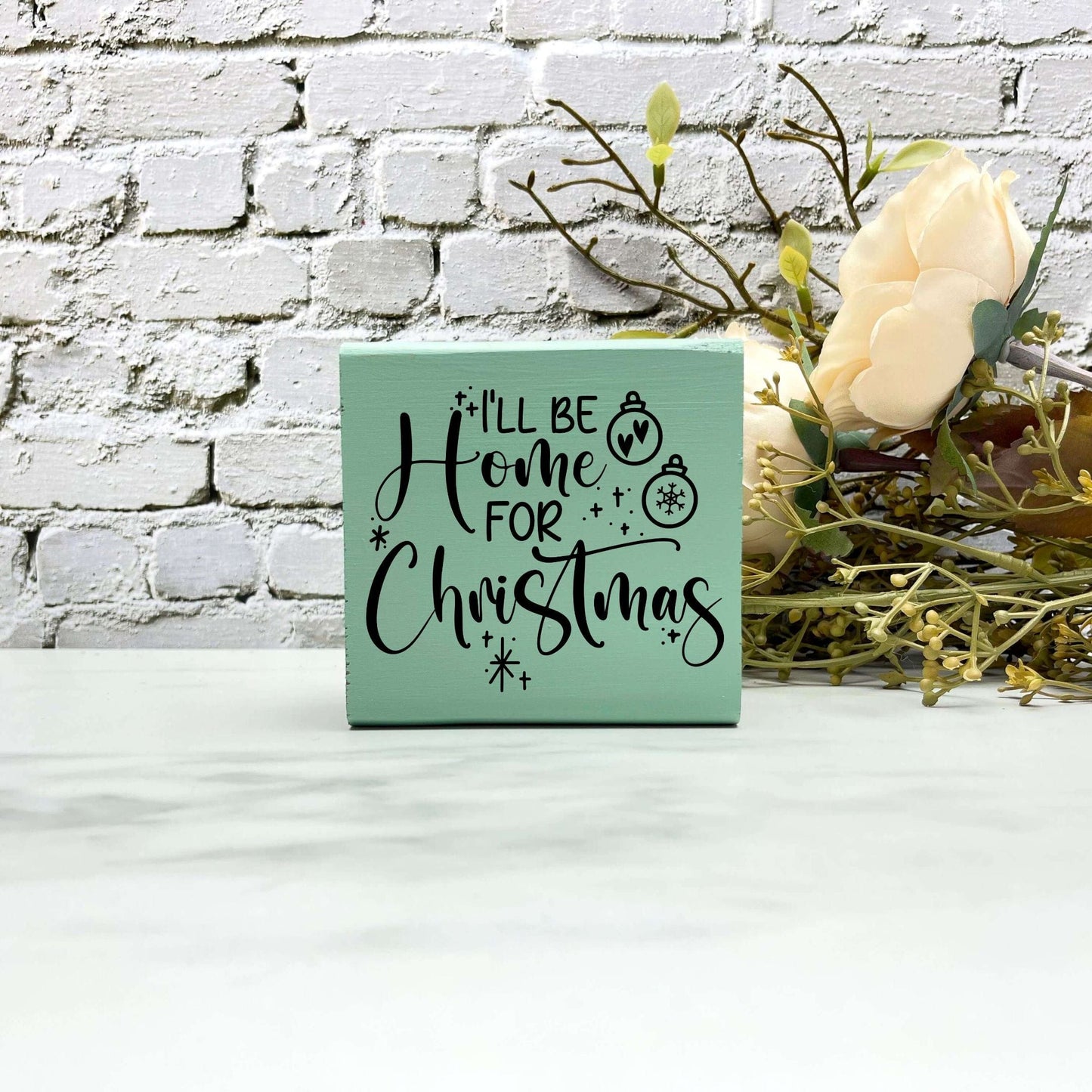 I'll be home for Christmas sign, christmas wood signs, christmas decor, home decor