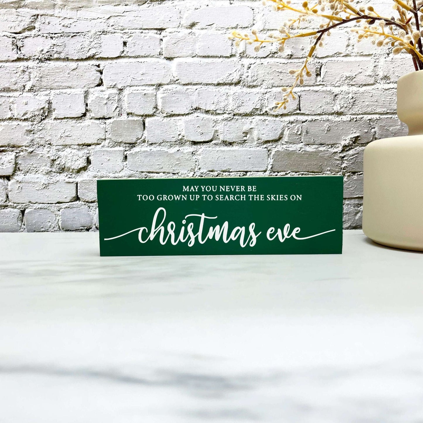 Skies on Christmas eve sign, christmas wood signs, christmas decor, home decor