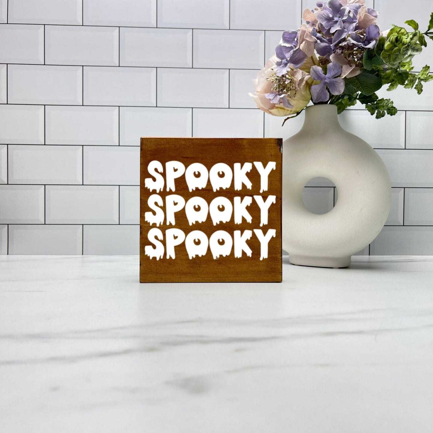 Spooky Wood Sign, Halloween Wood Sign, Halloween Home Decor, Spooky Decor
