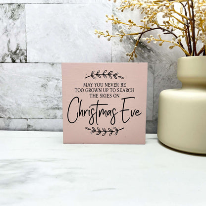 Look up at the skies on Christmas eve sign, christmas wood signs, christmas decor, home decor