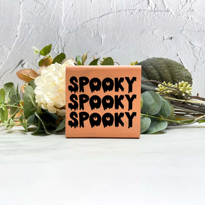 Spooky Wood Sign, Halloween Wood Sign, Halloween Home Decor, Spooky Decor